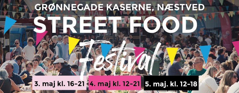 Næstved Street Food Festival 03. maj kl. 16:00