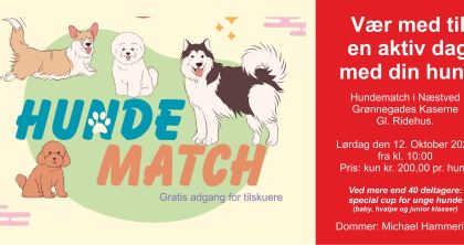 Hundematch  12. oktober kl. 10:00