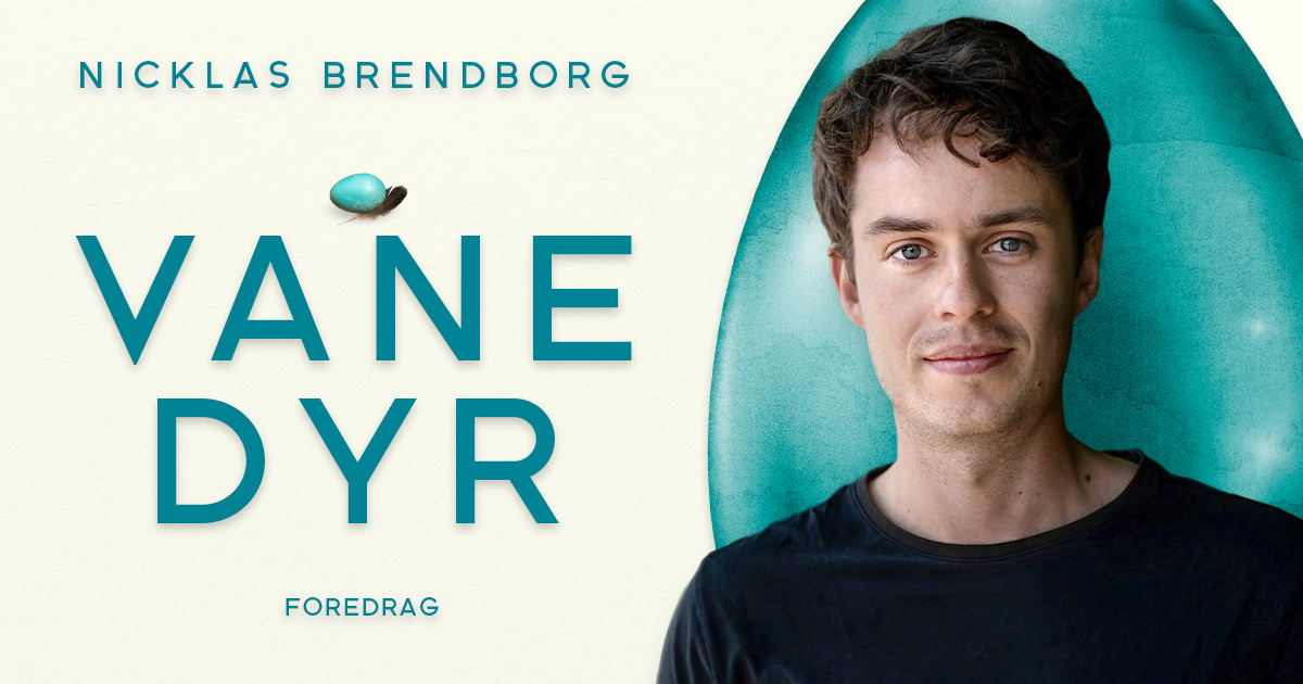 Vanedyr - Foredrag med Nicklas Brendborg 22. april kl. 19:00